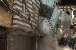 Portion Of Mosque Collapses After Walls Develop Cracks In Delhi