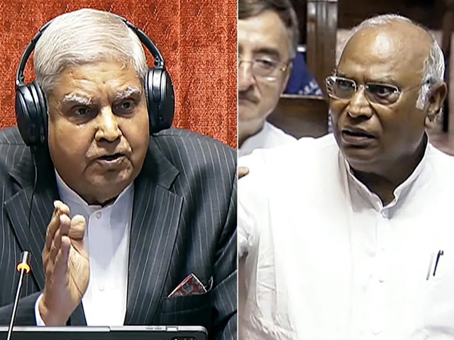 Jagdeep Dhankhar Vs M Kharge In Rajya Sabha
