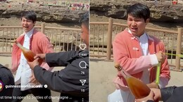 "Everything Will Be A Record": Internet Reacts To Man Opening 10 Champagne Bottles In 40 Seconds