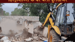 Bulldozer Action: हिस्ट्रीशीटर बदमाशों के खिलाफ एक्शन, आरोपियों के घर पर चला बुलडोजर