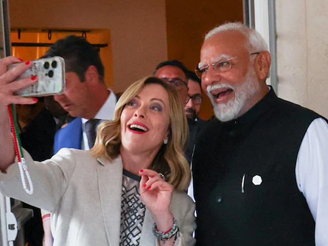 PM Modi, Italy Counterpart Giorgia Meloni's Selfie At G7 Summit Goes Viral