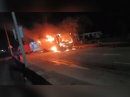 दूल्हा-दुल्हन थे अंदर और जलने लगी चलती बस, महाराष्ट्र के बुलढाणा का हादसा दूल्हा-दुल्हन थे अंदर और जलने लगी चलती बस, महाराष्ट्र के बुलढाणा का हादसा
