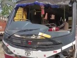 Bharatpur Bus Accident: लोक परिवहन बस को सामने से ट्रक ने मारी टक्कर, 2 की मौत, 6 यात्री गंभीर घायल Bharatpur Bus Accident: लोक परिवहन बस को सामने से ट्रक ने मारी टक्कर, 2 की मौत, 6 यात्री गंभीर घायल