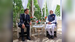 PM मोदी ने जी7 शिखर सम्मेलन से इतर फ्रांस के राष्ट्रपति मैक्रों से मुलाकात की