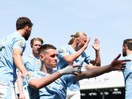 Premier League Champions Manchester City Arrive In India For Champions 4-in-a-row Trophy Tour