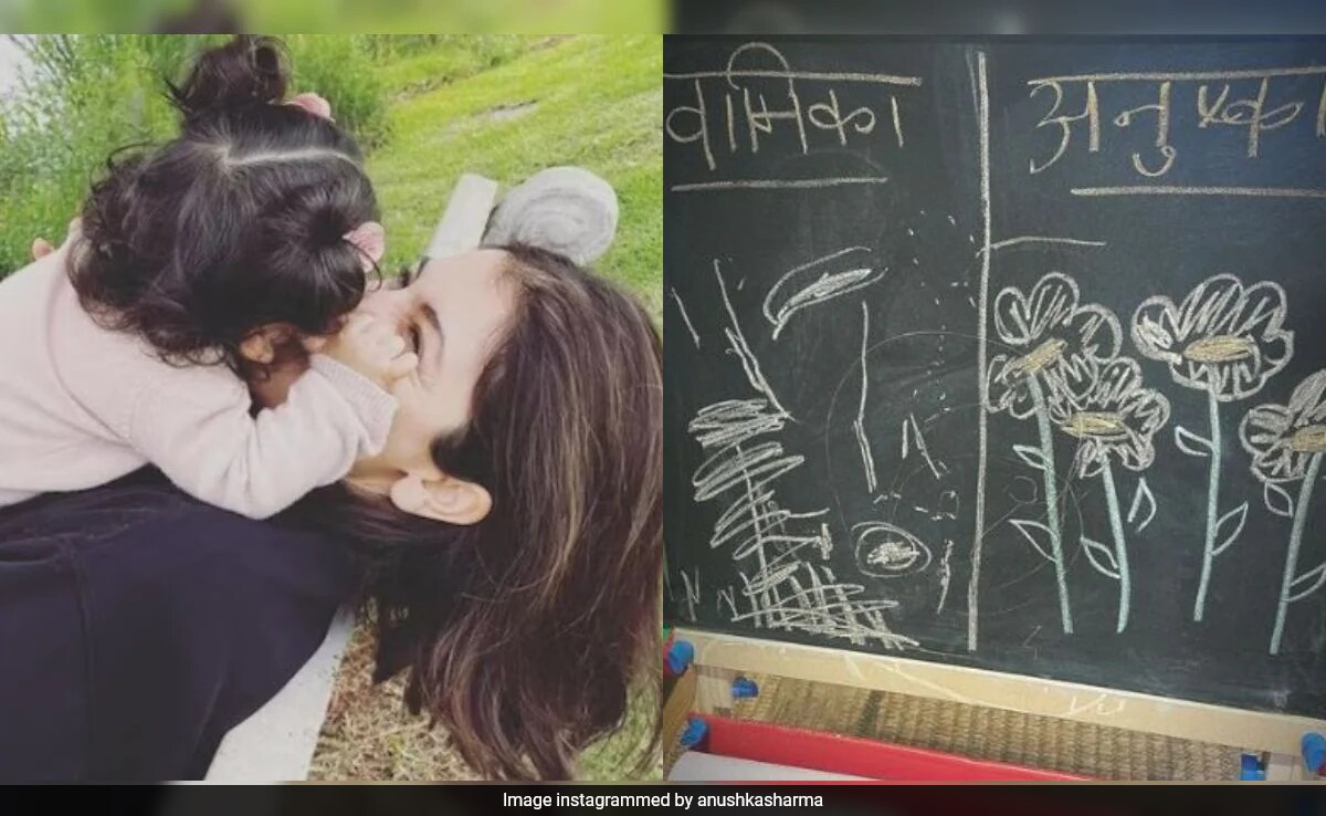 Anushka Sharma vs Daughter Vamika: Who Draws The Flowers Better? No Contest, The Winner Is...