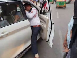 On Camera, Haryana Traffic Cop Dragged By Drunk Driver, Video Viral
