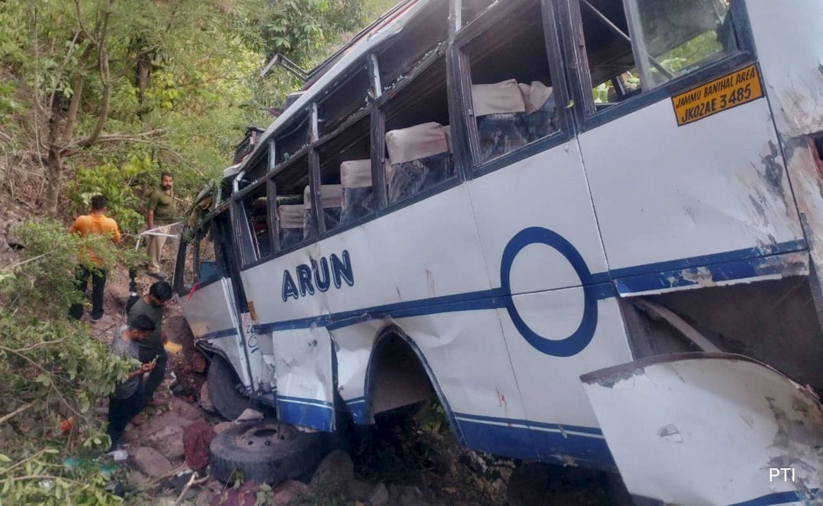 The bus was travelling from Shiv Khori temple to Katra town. The bus was travelling from Shiv Khori temple to Katra town.
