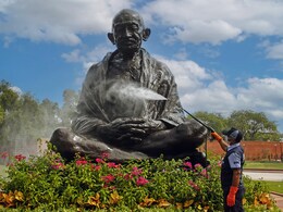 Congress Demands Parliament Statues Be Restored To Original Spots