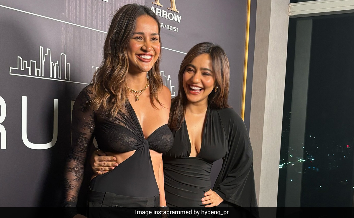 Neha And Aisha Sharma Are &ldquo;Sundaying The Right Way&rdquo; Twinning In All-Black Ensembles