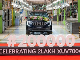 Mahindra XUV700 Reaches 2 Lakh Production Milestone In Less Than Three Years