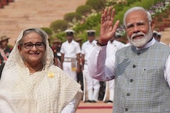 Bangladesh PM Receives Ceremonial Welcome At Rashtrapati Bhavan Bangladesh PM Receives Ceremonial Welcome At Rashtrapati Bhavan
