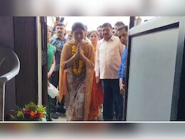 रक्षा खडसे केंद्रात मंत्री झाल्या, पहिल्यांदाच जळगावात आल्या, सर्वात आधी काय केलं?