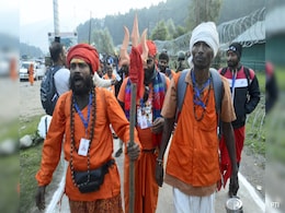 Over 13,000 Pilgrims Visit Amarnath Shrine On First Day Of Yatra Over 13,000 Pilgrims Visit Amarnath Shrine On First Day Of Yatra