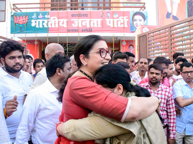 Smriti Irani Concedes Defeat In Amethi By Congress' Kishori Lal Sharma
