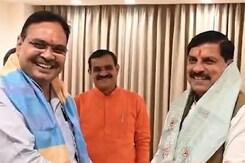 एमपी के सीएम मोहन से मिले राजस्थान के सीएम भजनलाल