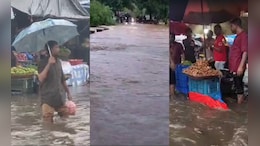 भिवंडी, ठाणे, पालघरमध्ये कोसळधार; कुठे पूल तर कुठे भाजी मार्केट पाण्याखाली&nbsp;