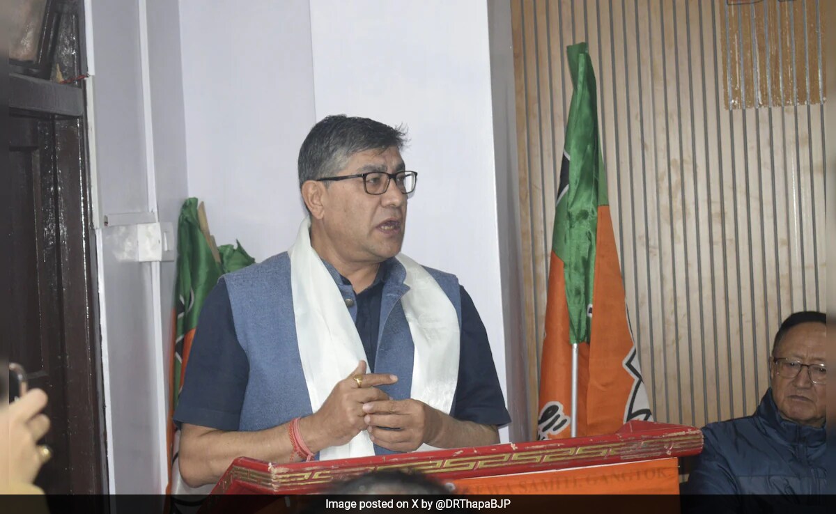 Sikkim BJP Chief Loses To Ruling SKM Candidate By Nearly 3,000 Votes