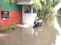 Watch: Delhi Minister Atishi's Bungalow, Lane Outside Flooded In Record June Rain