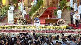 Watch: PM Modi's Gesture Before Taking Oath At Rashtrapati Bhavan
