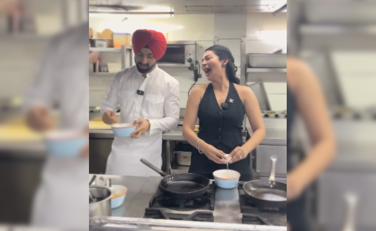 Diljit Dosanjh And Neeru Bajwa's Intense Cook-Off. Watch