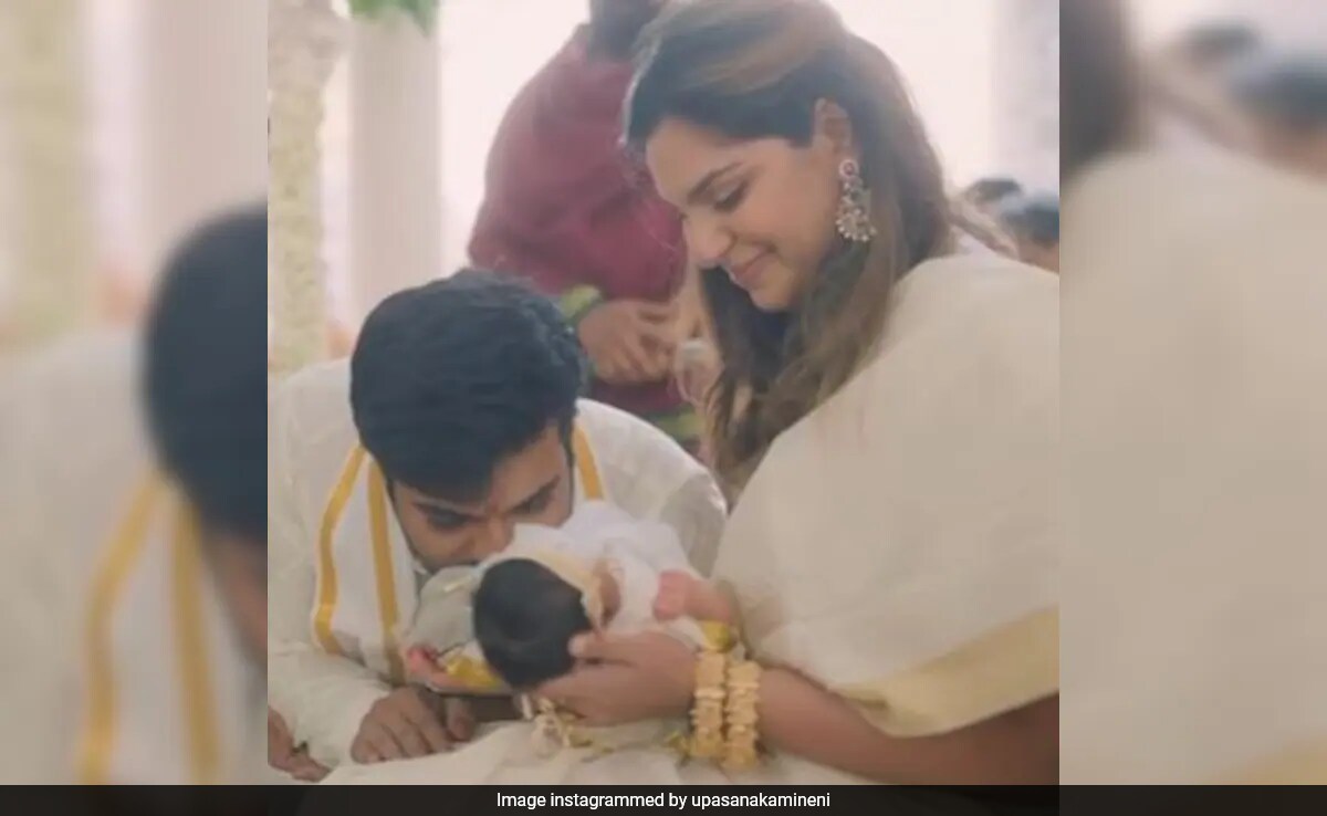 Ram Charan's Wife Upasana Shares Video From Klin Kaara's Naming Ceremony On Her First Birthday. Watch