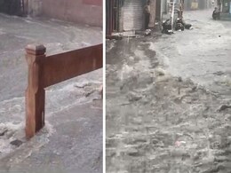 बारिश से जोधपुर की सड़कें बनी झील, नाले में गिरने से युवक की हुई मौत