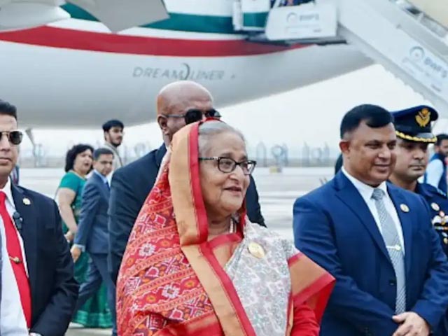 Bangladesh PM Sheikh Hasina Arrives On 2-Day Visit To India