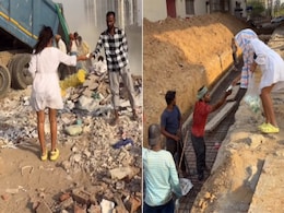 भीषण गर्मी में काम करते मजदूरों को राहत देने के लिए छाछ के पैकेट बांट रही थी महिला, यूजर्स ने जमकर सराहा भीषण गर्मी में काम करते मजदूरों को राहत देने के लिए छाछ के पैकेट बांट रही थी महिला, यूजर्स ने जमकर सराहा
