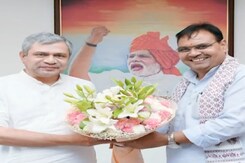 सीएम भजनलाल ने रेल मंत्री अश्विनी वैष्णव से की मुलाकात