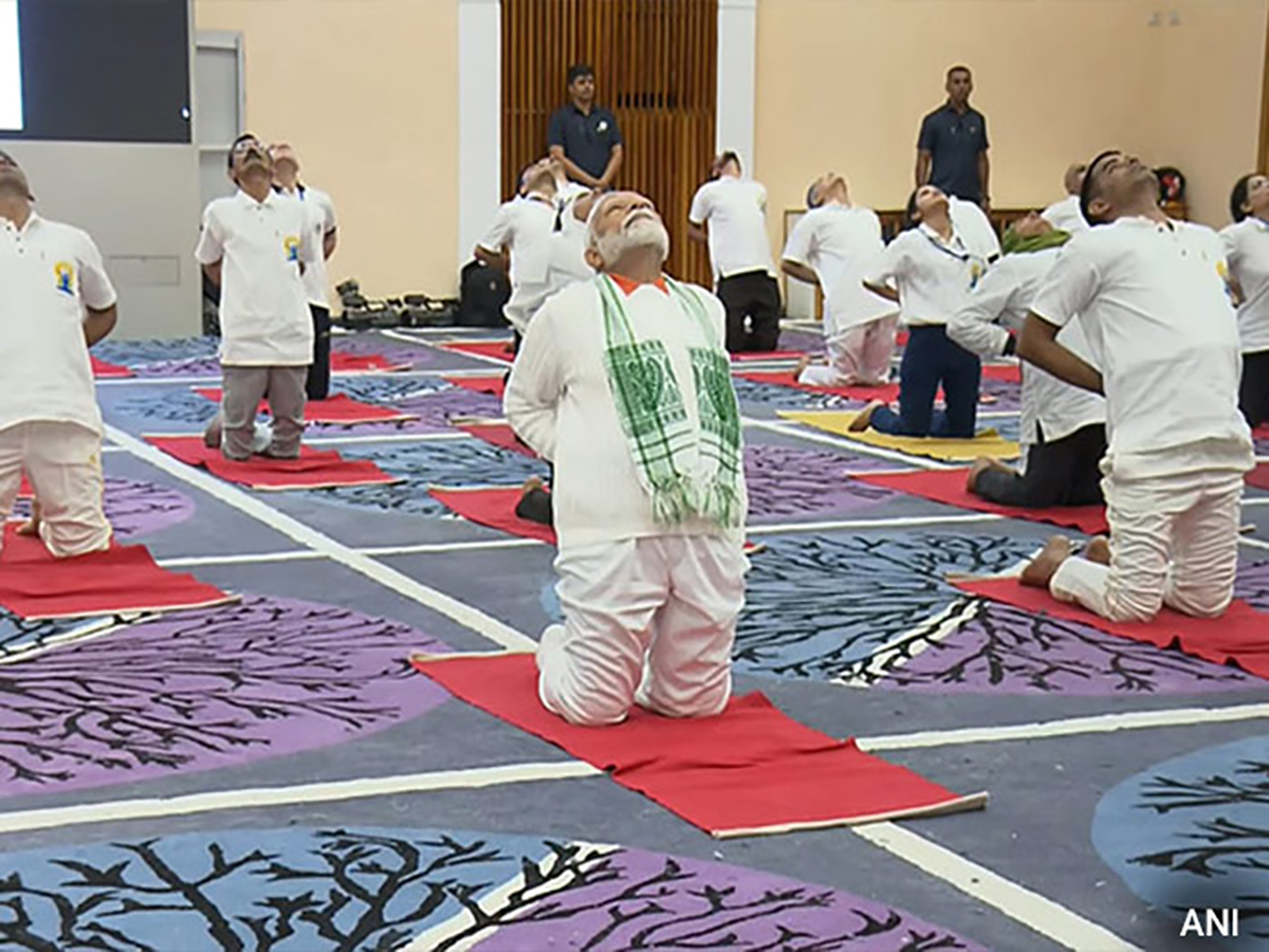 Pics: How PM Modi, President, Top Leaders Celebrated Yoga Day 2024