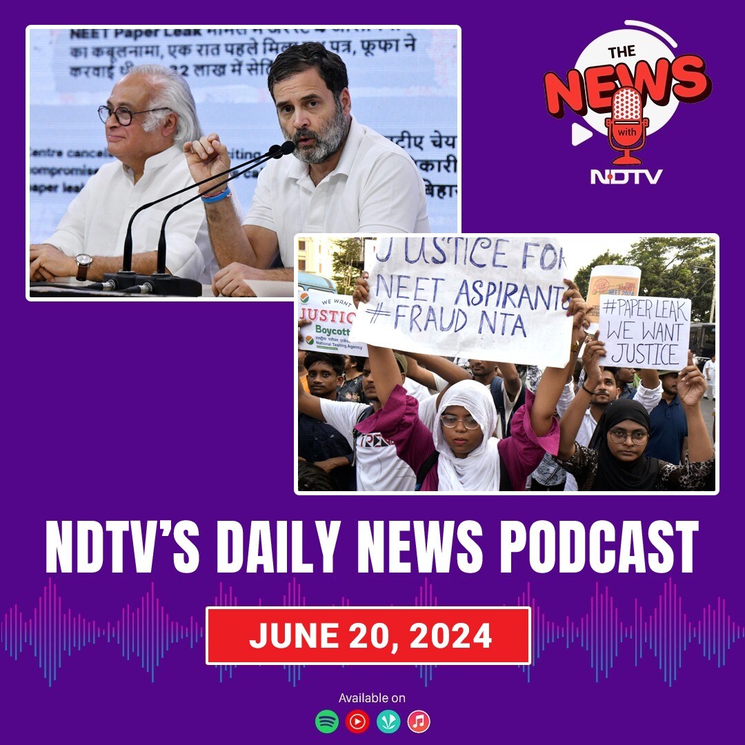 The NEWS Ep83: Rahul Gandhi On NEET Controversy, Actor Darshan Case Updates, Centre On NET Cancellation episode artwork