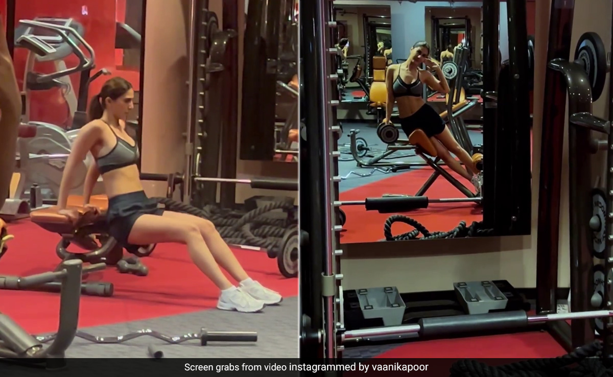 Vaani Kapoor's Tuesday Abs At The Gym Are A Total Waist Of Time