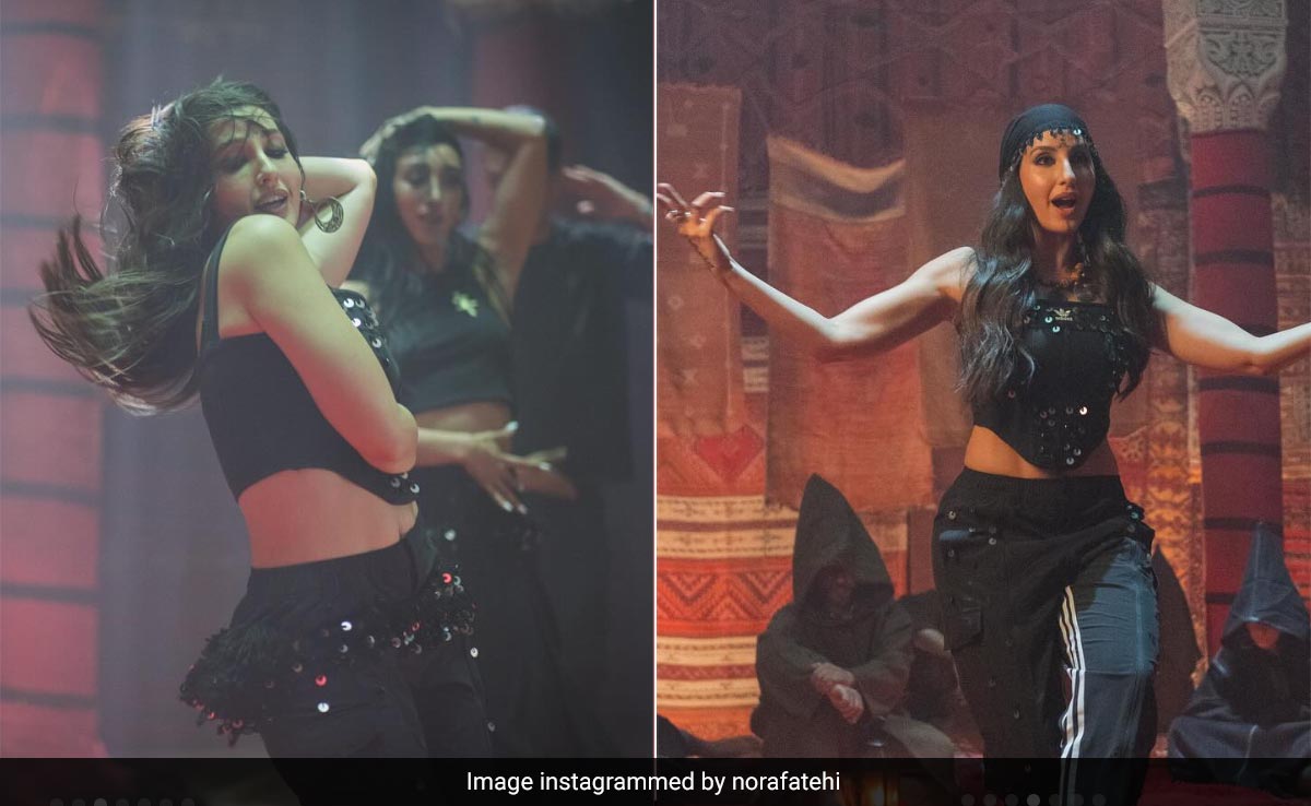 Nora Fatehi's Noir Boho Beauty Look Of Underliner And An Intricate <i>Bindi</i> Is An Ode To Her Moroccan Roots
