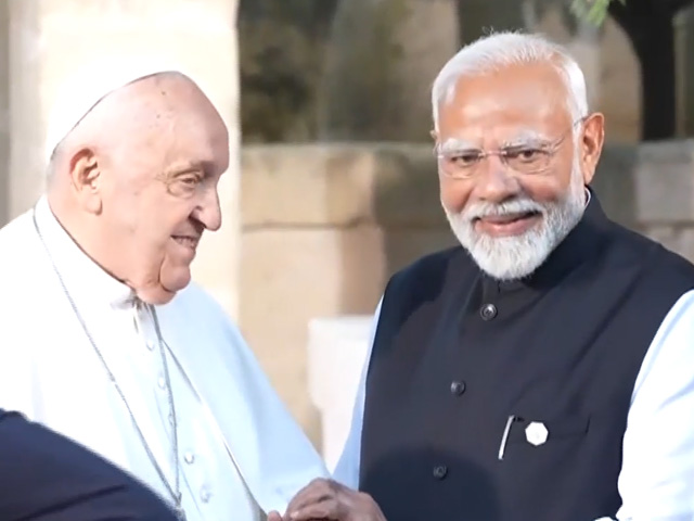 PM Modi Meets Pope Francis On The Sidelines Of G7 Summit In Italy