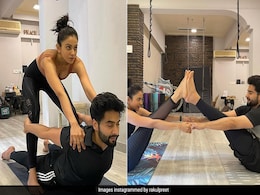 Just Rakul Preet Singh And Jackky Bhagnani Setting Couple Fitness Goals With "Partner Stretches" Just Rakul Preet Singh And Jackky Bhagnani Setting Couple Fitness Goals With "Partner Stretches"