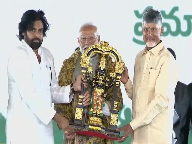 'CEO Chief Minister' Is Back: C Naidu Takes Oath, NDA Allies Present