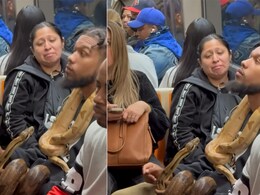 मेट्रो में दो ज़िंदा अजगर लेकर चढ़ गया शख्स, पास बैठे यात्रियों का हुआ ऐसा हाल, Video देख भड़के लोग मेट्रो में दो ज़िंदा अजगर लेकर चढ़ गया शख्स, पास बैठे यात्रियों का हुआ ऐसा हाल, Video देख भड़के लोग