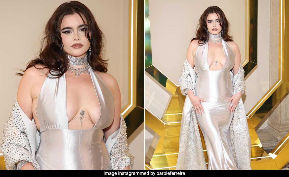 Barbie Ferreira Outshined Her Usual Self In A Liquid Mercury Of A Corset Gown