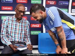 Virat Kohli Presented With 'Special Gift' As He Meets West Indies Legend Wesley Hall