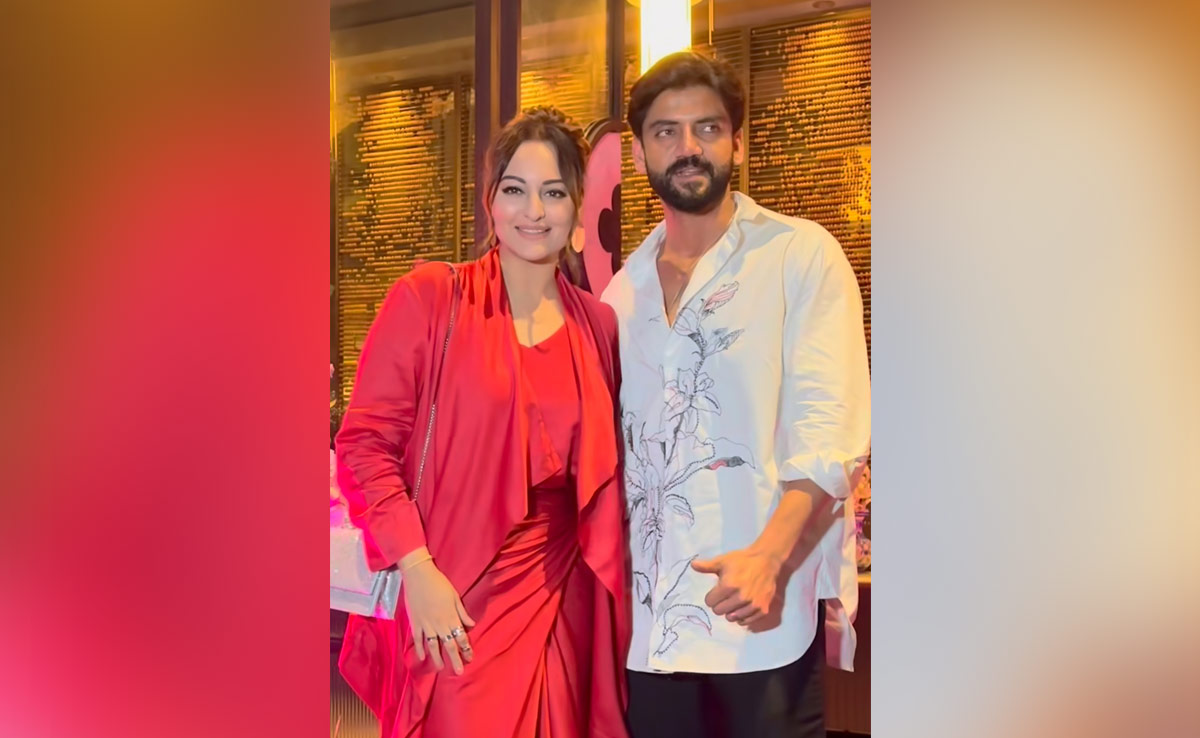 Newlywed Sonakshi Sinha Still Graces Her Bridal Red Charm, This Time In A Co-Ord Set