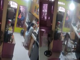 किचन में काम कर रही महिला के सामने ही फट गया सिलेंडर, मच गई चीख-पुकार किचन में काम कर रही महिला के सामने ही फट गया सिलेंडर, मच गई चीख-पुकार
