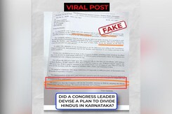 Fake Letter To Sonia Gandhi On 'Dividing Hindus' In Karnataka Revived Fake Letter To Sonia Gandhi On 'Dividing Hindus' In Karnataka Revived