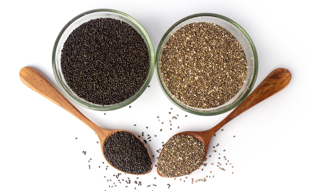 Chia seeds are a great source of omega-3 fatty acids, fibre, protein, and various micronutrients