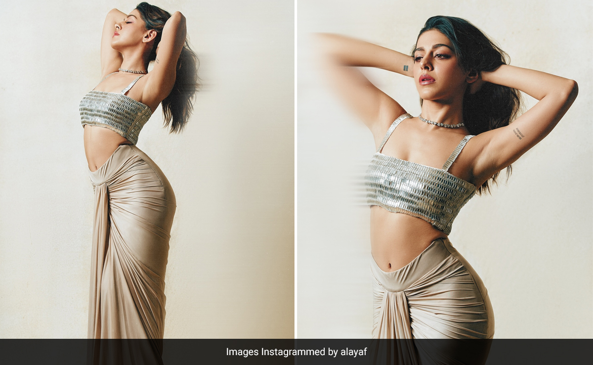 In A Sequin Bralette And Draped Skirt, Alaya Furniturewalla Is Set To Make The Monsoon Dazzle
