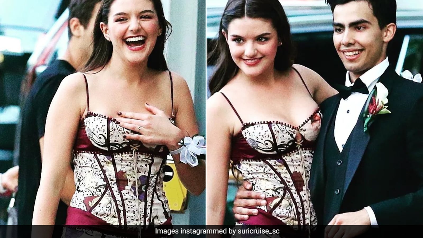 suri cruise prom dress designer Suri Cruise, 18, dolls up for high school prom after revealing college plans