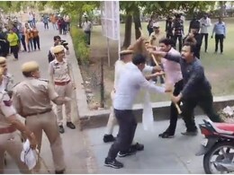 RU Student Lathi Charge: राजस्थान यूनिवर्सिटी में प्रदर्शन कर रहे स्टूडेंट्स पर लाठीचार्ज, छात्र नेता शुभम रेवाड़ को हिरासत में लिया