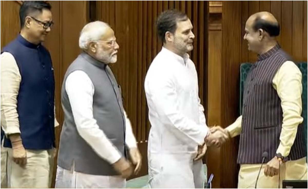 पंतप्रधान मोदींना राहुल गांधींची साथ, लोकसभेत नेमकं काय घडलं?