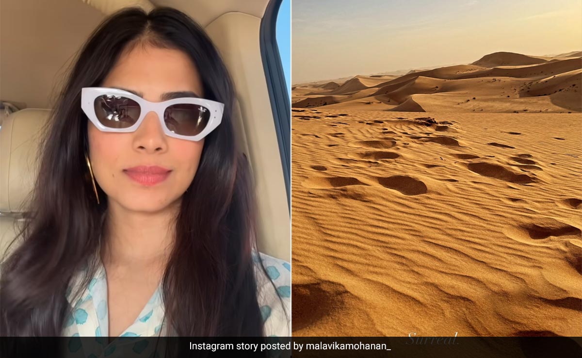 Malavika Mohanan's Desert Safari In Abu Dhabi Would've Been Incomplete Without Sand Bashing