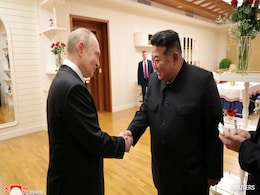 Watch: Putin Waves Goodbye To Kim Jong Un Through Plane Window As He Departs N Korea Watch: Putin Waves Goodbye To Kim Jong Un Through Plane Window As He Departs N Korea